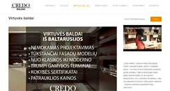 Desktop Screenshot of credobaldai.lt
